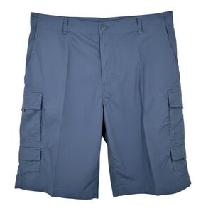 Roundtree & Yorke The Utility Cargo Big Man Classic Fit Shorts Blue Size 52W NEW